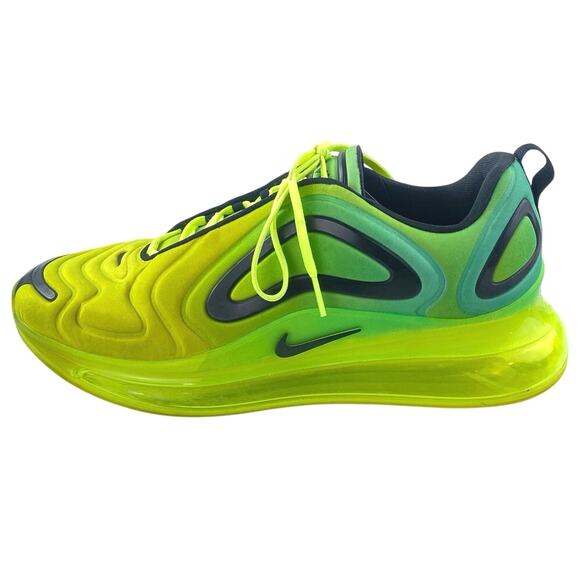 Nike Air Max 720 Men's Volt Green Low Top Athletic Running Sneakers Shoes 12 - Picture 1 of 5